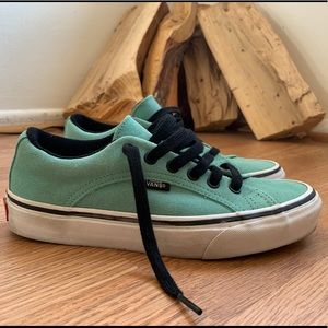 Teal Suede Vans 6.5 Women’s/5 Mens